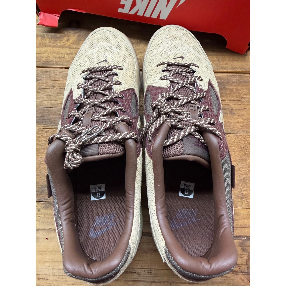 Nike Gato Bicoastal Earth Brown Tan Indoor Soccer Shoes 186650-200 Mens 13 - Picture 6 of 8